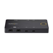 StarTech 2-Port USB-C KVM Switch, Single-4K 60Hz HDMI Monitor, Dual-100W Power Delivery Pass-through Ports, Bus Powered | C2-H46-UC2-PD-KVM Switches Startech