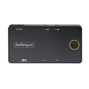 StarTech 2-Port USB-C KVM Switch, Single-4K 60Hz HDMI Monitor, Dual-100W Power Delivery Pass-through Ports, Bus Powered | C2-H46-UC2-PD-KVM Switches Startech