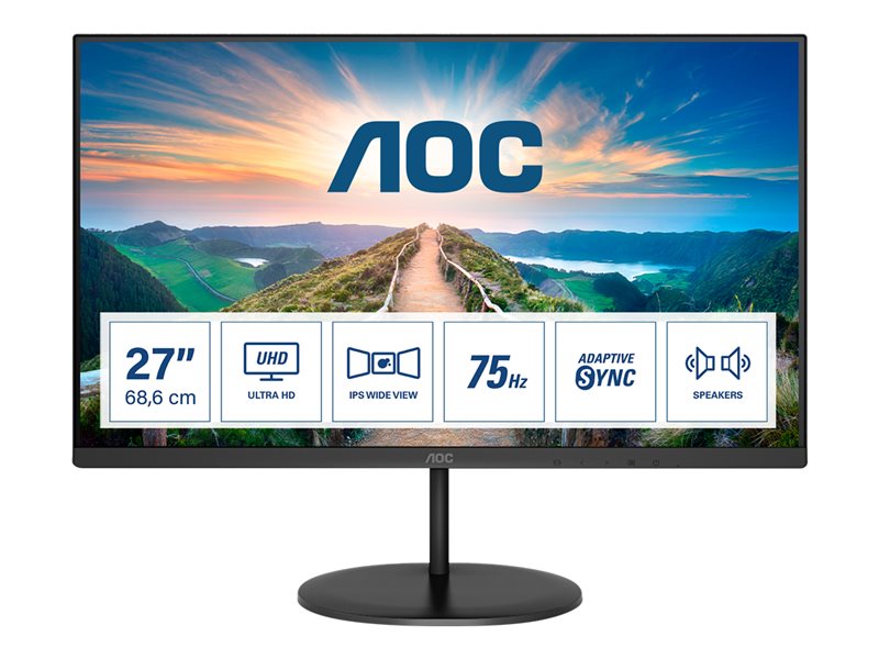 AOC U27V4EA 27" 4K 60Hz IPS Desktop Monitor