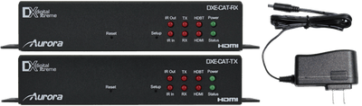 Aurora Multimedia DXE-CAT-S2-4K HDMI Hdbaset Extender 183m/600ft Kit AV Extender Aurora