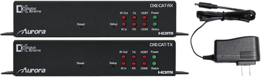 Aurora Multimedia DXE-CAT-S2-4K HDMI Hdbaset Extender 183m/600ft Kit AV Extender Aurora