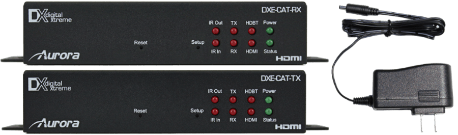 Aurora Multimedia DXE-CAT-S2-4K HDMI Hdbaset Extender 183m/600ft Kit AV Extender Aurora