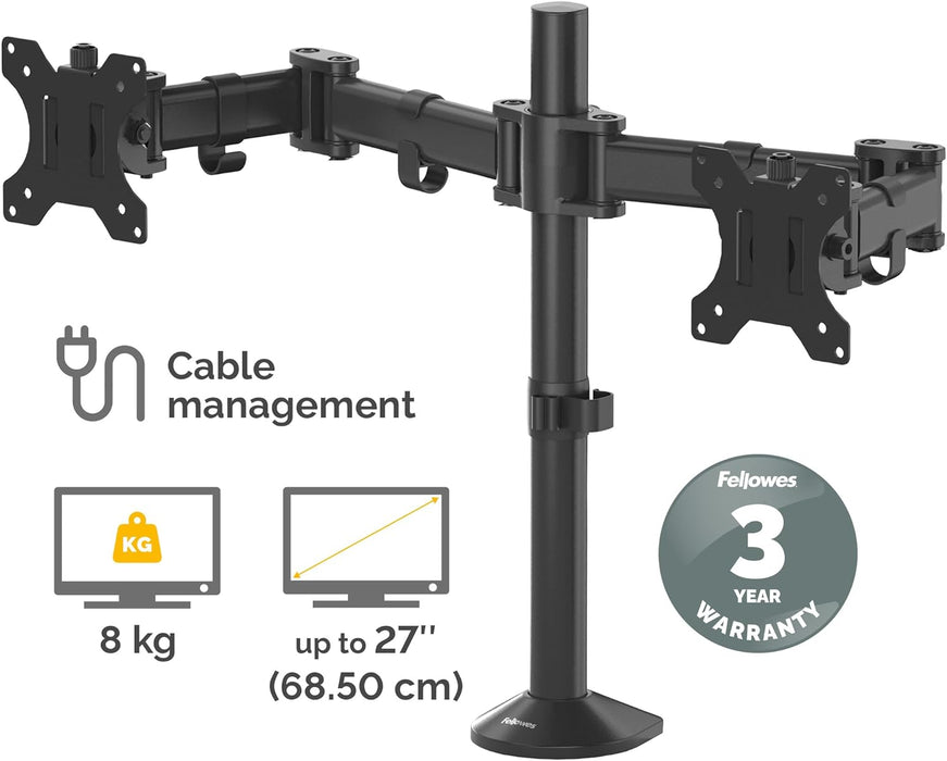 Fellowes Reflex Dual Monitor Arm Mounting Kit | 8502601