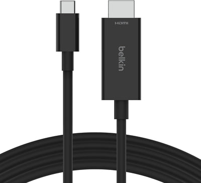 Belkin USB C to HDMI 2.1 Cable (8K 60Hz) | AVC012BT2MBK Belkin Video Cable Adapter Belkin