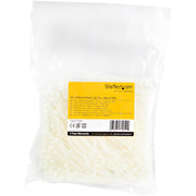 StarTech 1000 Pack 4" White Cable Ties - CBMZT4NK Cable Accessory Startech