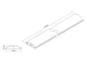 Multibrackets M Universal Cable Cover Super Slim 1100mm - Aluminium | 7350022733831