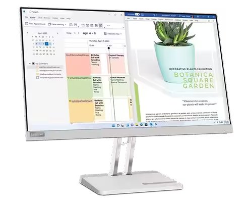 Lenovo L24e-40 23.8 Inch Full HD 100Hz Computer Monitor Desktop Monitor Lenovo