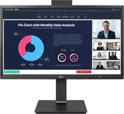 LG 24BP750C-B 23.8" Full HD IPS Monitor with Built-in Webcam Desktop Monitor LG