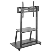 Manhattan 37" - 100" Ultra Heavy-Duty Height-Adjustable Multimedia TV Cart | 462334 Mobile Trolley Manhattan