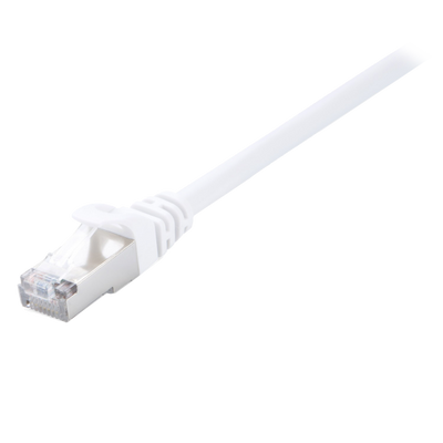 V7 White Cat6 Shielded (STP) Cable RJ45 Male to RJ45 Male 2m 6.6ft - V7CAT6STP-02M-WHT-1E LAN / Ethernet Cable V7