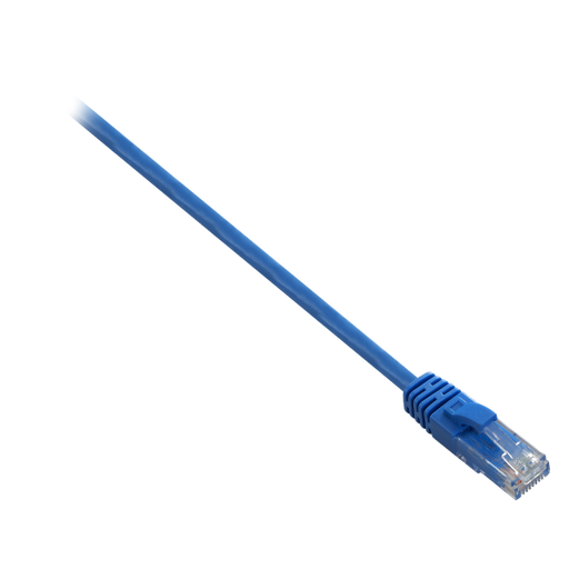 V7 Blue Cat6 Unshielded (UTP) Cable RJ45 Male to RJ45 Male 0.5m 1.6ft - V7CAT6UTP-50C-BLU-1E