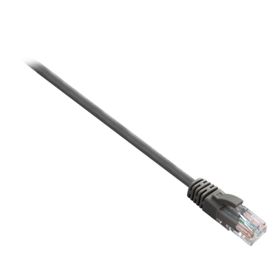V7 Grey Cat6 Unshielded (UTP) Cable RJ45 Male to RJ45 Male 3m 10ft - V7CAT6UTP-03M-GRY-1E V7 Ethernet Cable V7
