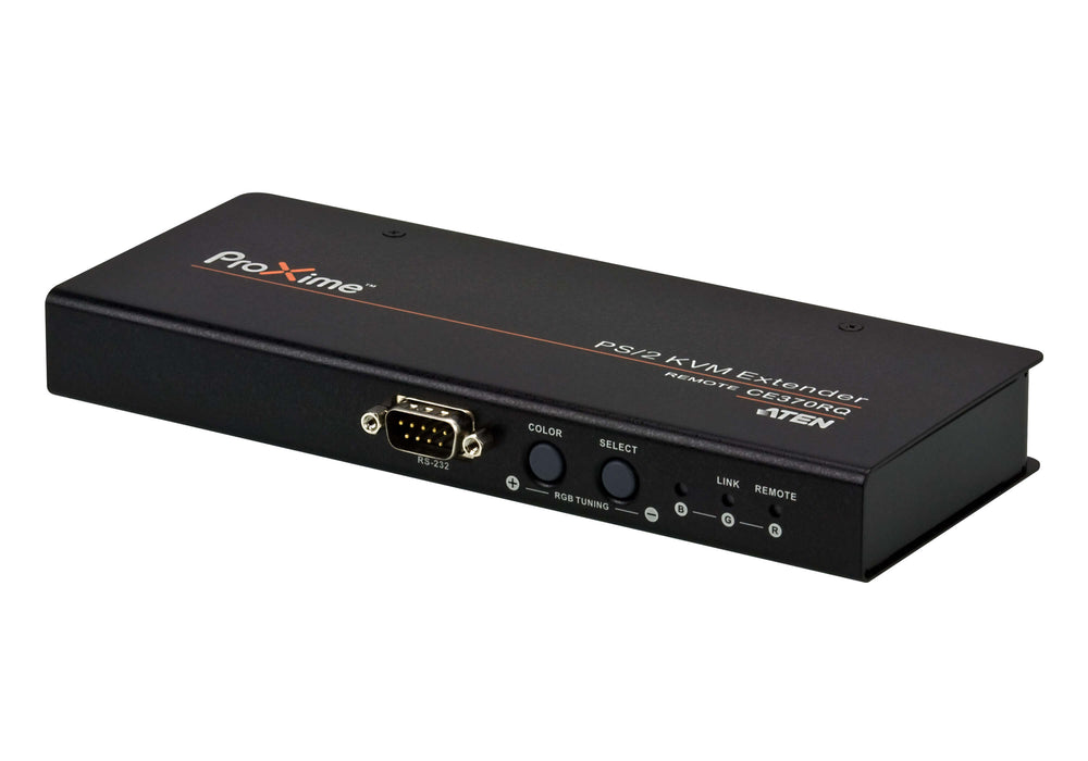 Aten PS/2 VGA/Audio Cat 5 KVM Extender with Deskew (1280 x 1024@300m) | CE370-AT-E