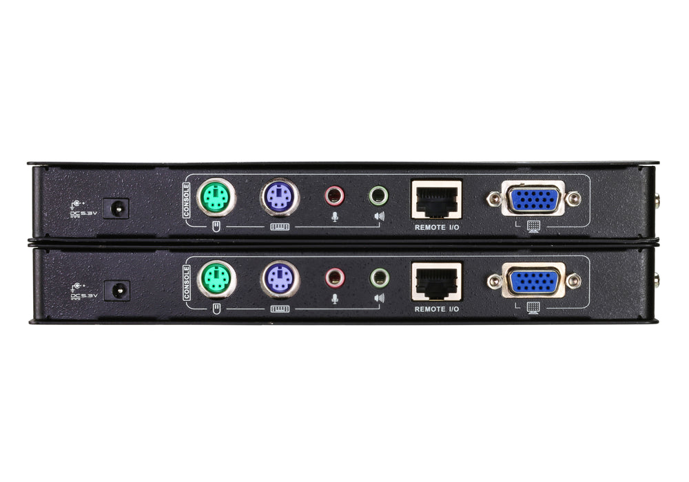 Aten PS/2 VGA/Audio Cat 5 KVM Extender with Deskew (1280 x 1024@300m) | CE370-AT-E