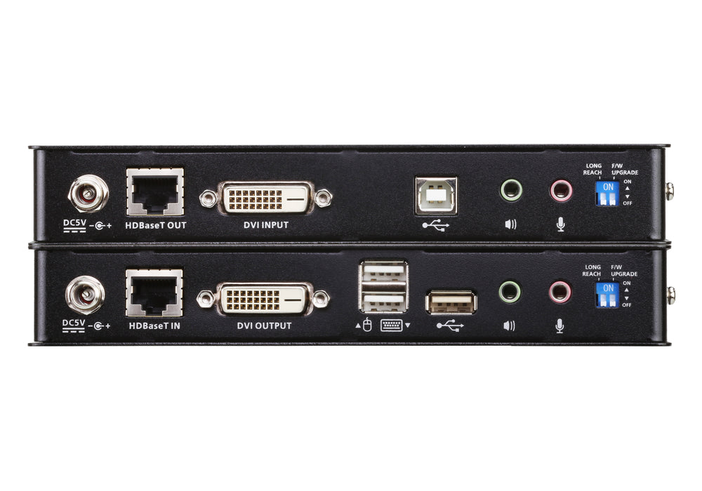 Aten USB DVI HDBaseT™ 2.0 KVM Extender (Long Reach mode up to 1920 x 1080@150 m) | CE620-AT-E