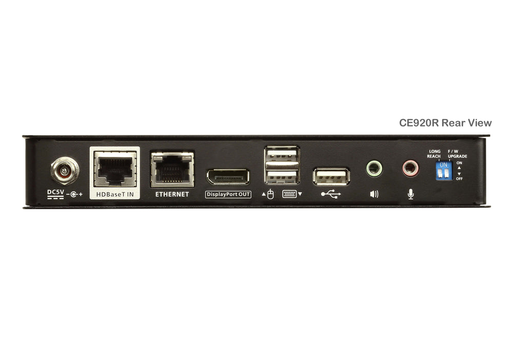 Aten USB DisplayPort HDBaseT™ 2.0 KVM Extender (4K@100 m) | CE920-AT-E