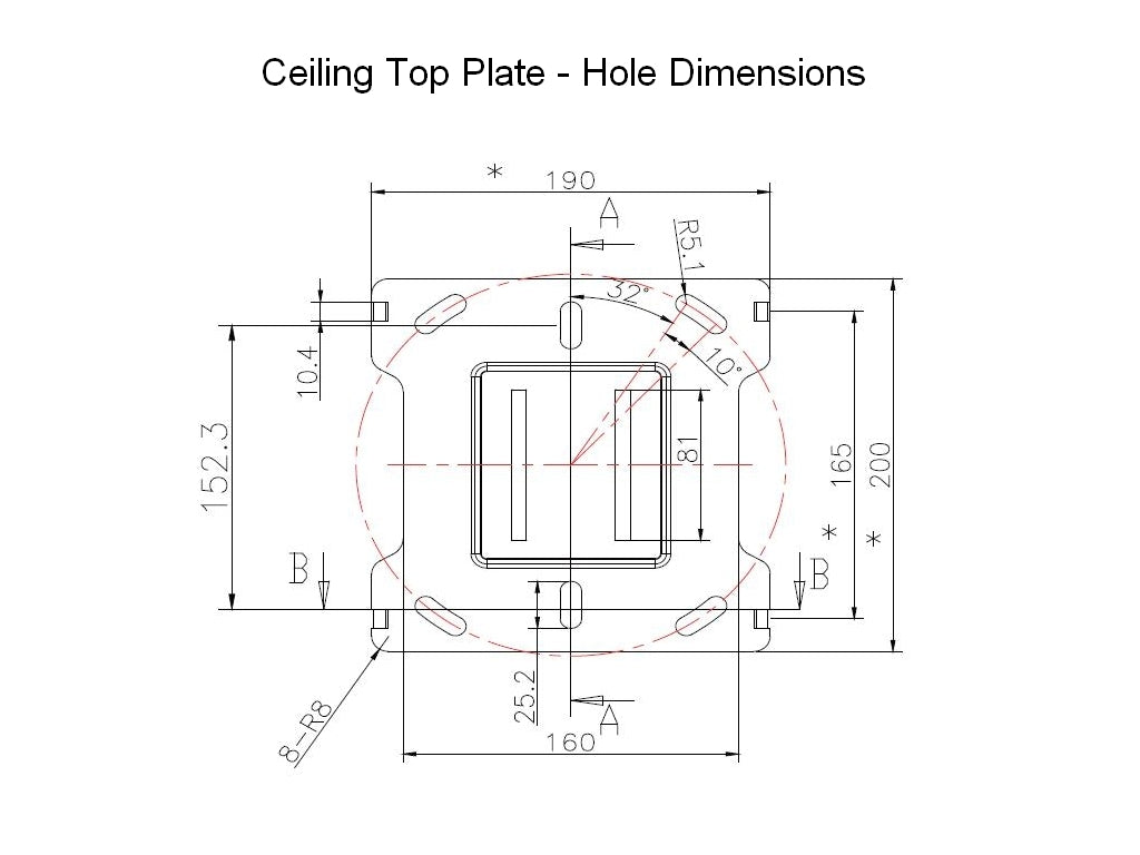 Multibrackets 40" - 75" MBC1UX2PHD 1.5m Pole Display Ceiling Mount Pro For 2 Screens Ceiling Mount Bracket Multibrackets