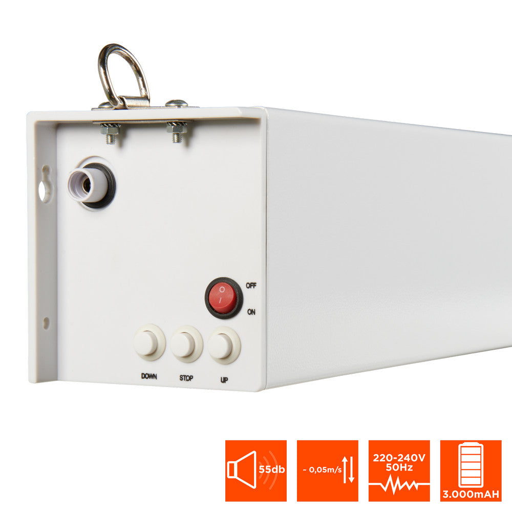 Celexon 16:9 (220x124cm) Battery Powered Projection Screen | 1000013914 Projector Accessories Celexon