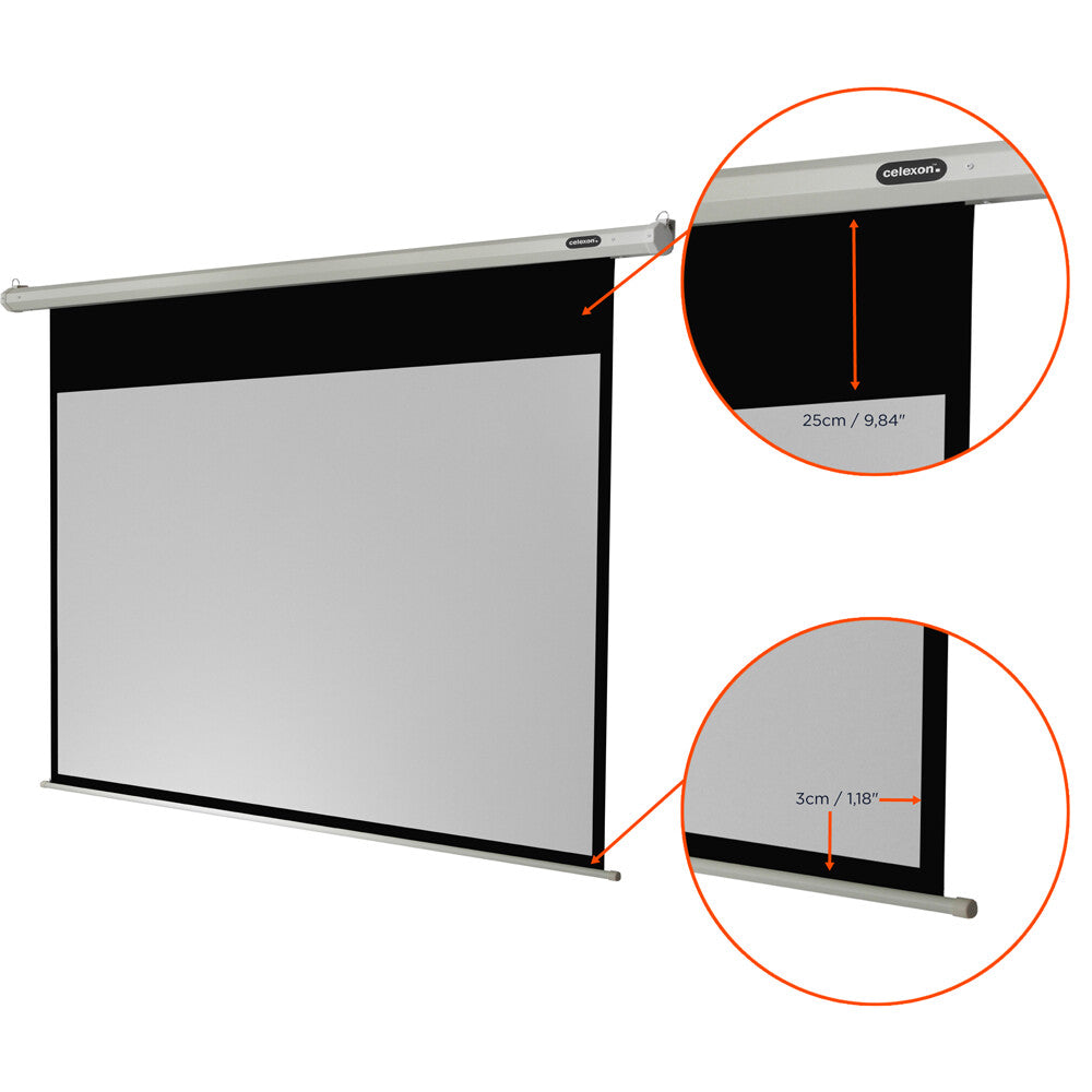 Celexon 16:9 (194x109cm) Economy Electric Projection Screen | 1090080 Projector Accessories Celexon