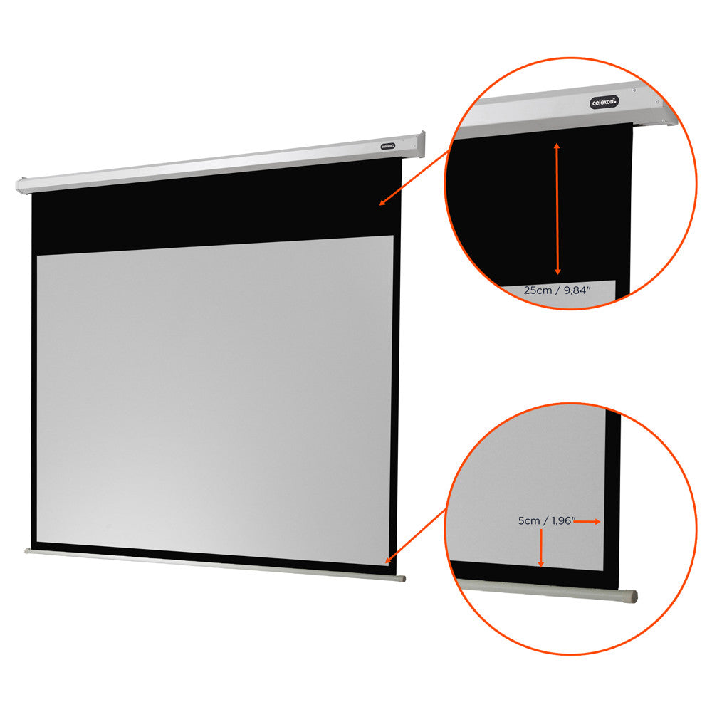 Celexon 16:9 (270x152cm) Economy Electric Projection Screen | 1090083 Projector Accessories Celexon