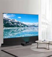 Celexon 100" CLR Home Cinema Plus Motorised Black Floor Screen | 1000025597 Projector Accessories Celexon