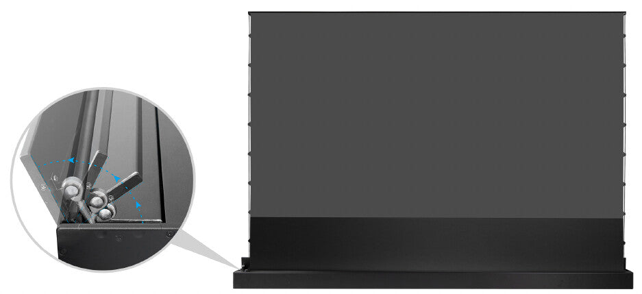 Celexon 110" CLR Home Cinema Plus Motorised Black Floor Screen | 1000025598 Projector Accessories Celexon