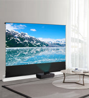 Celexon 120" CLR Home Cinema Plus Motorised White Floor Screen | 1000025596 Projector Accessories Celexon