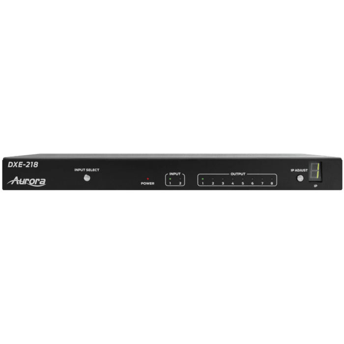 Aurora DXE-218 2-to-8 HDMI 4K Advanced Splitter Video Splitter Aurora