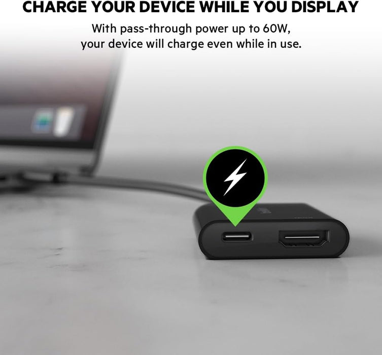 Belkin USB-C to HDMI + Charge Adapter | AVC002BTBK