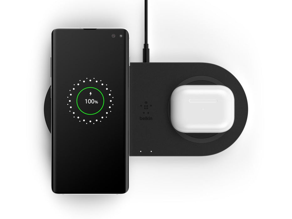 Belkin Dual Wireless Charging Pads for iPhone & Android | WIZ002MYBK