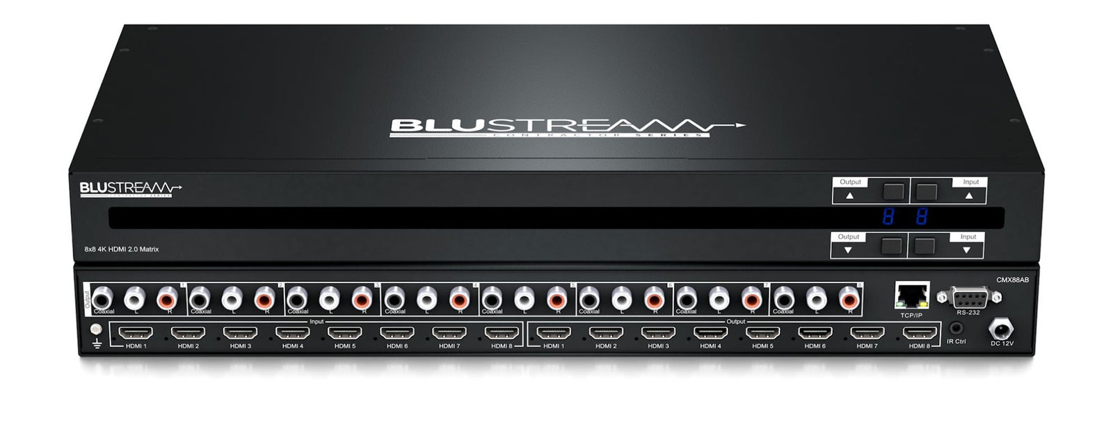 BluStream Contractor 8x8 HDMI Matrix | CMX88AB Matrix Switcher BluStream