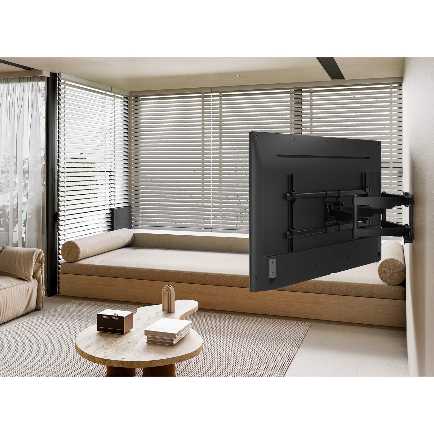 Manhattan 37"- 90" Universal LCD Full-Motion Large-Screen Wall Mount | 461290 Wall Mount Bracket Manhattan
