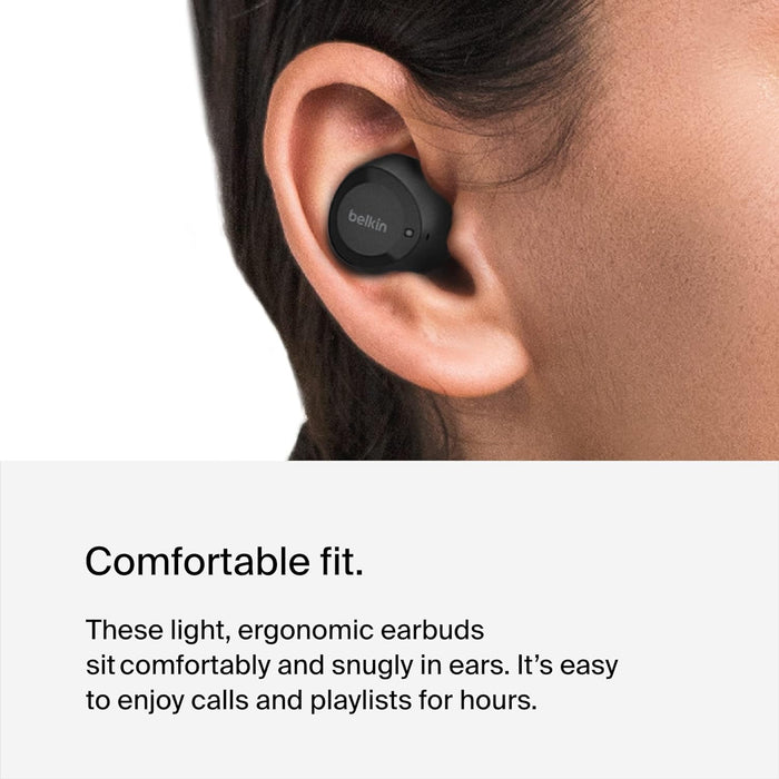 Belkin SoundForm Bolt Headset True Wireless Stereo (TWS) In-ear Calls/Music Bluetooth Black | AUC009BTBLK