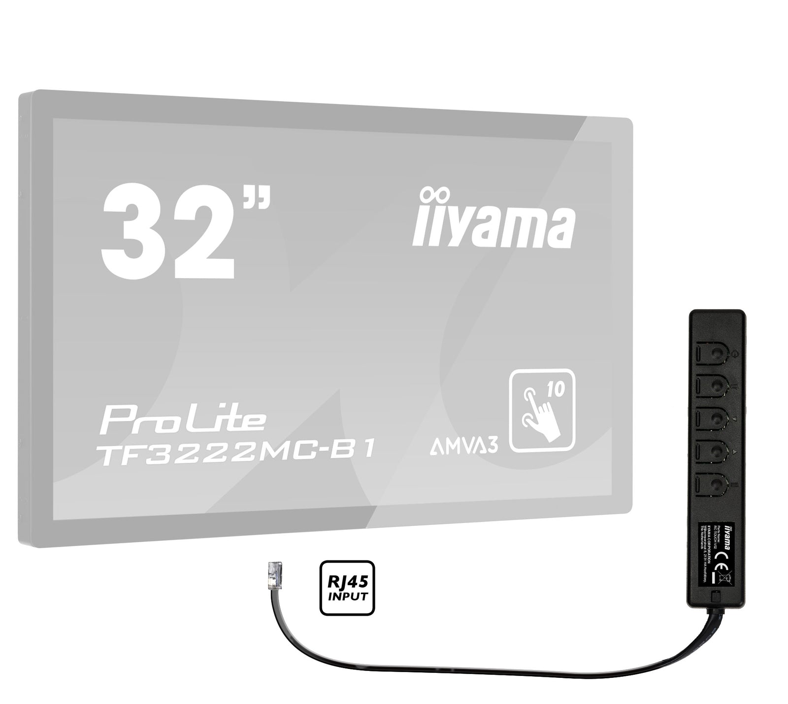 iiyama RC TOUCHV01 External Control Pad For T(F)xx34 Series Interactive Whiteboard Accessories iiyama