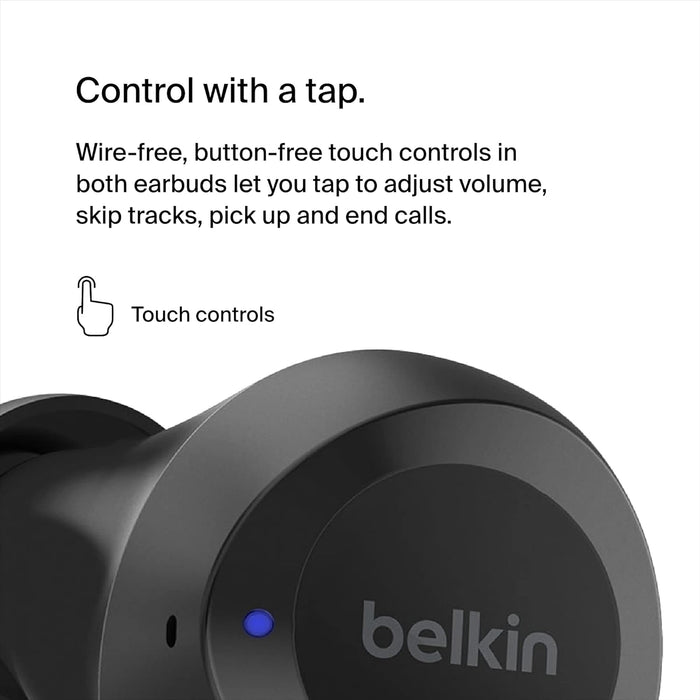 Belkin SoundForm Bolt Headset True Wireless Stereo (TWS) In-ear Calls/Music Bluetooth Black | AUC009BTBLK