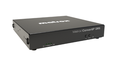 Matrox ConvertIP DRS 2x RJ45 Network Ports, SDI I/O. Power Supply | CIP-DRS Adapter / Converter Matrox