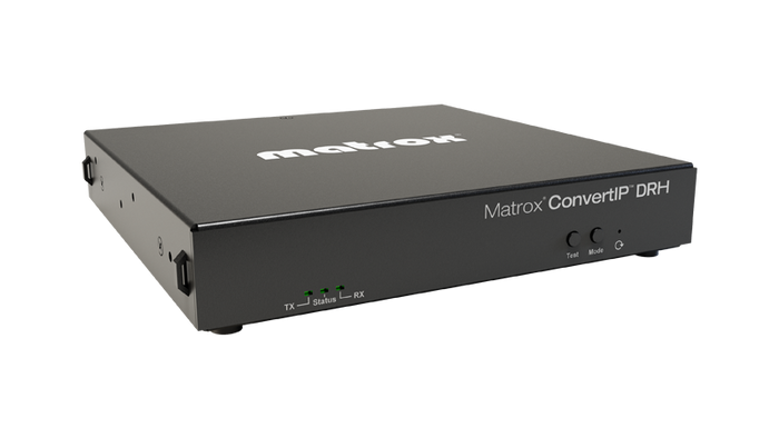 Matrox ConvertIP DRH 2x RJ45 network port, HDMI I/O. Power Supply | CIP-DRH Adapter / Converter Matrox