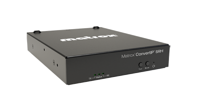 Matrox ConvertIP SRH 1x RJ45 network port, HDMI I/O. Power Supply | CIP-SRH Adapter / Converter Matrox