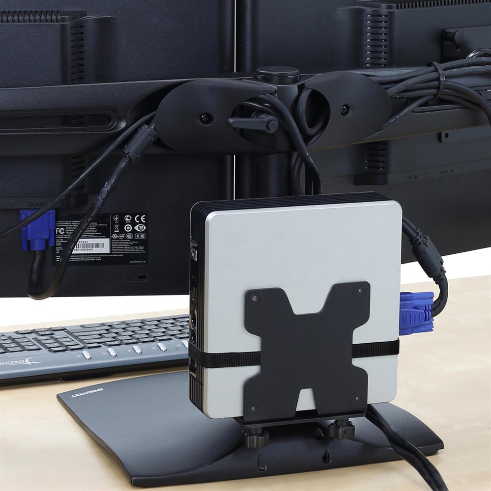 Ergotron Desk-Mounted CPU Holder Black - 80-107-200 Mounting Kit Ergotron