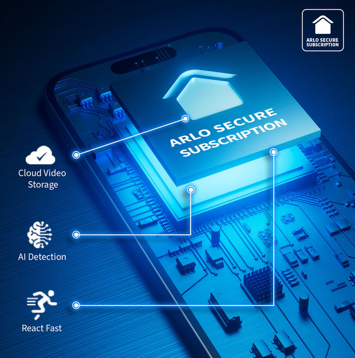 Arlo Floodlight 2K Camera | FB1001B-100EUS Security Cameras Arlo