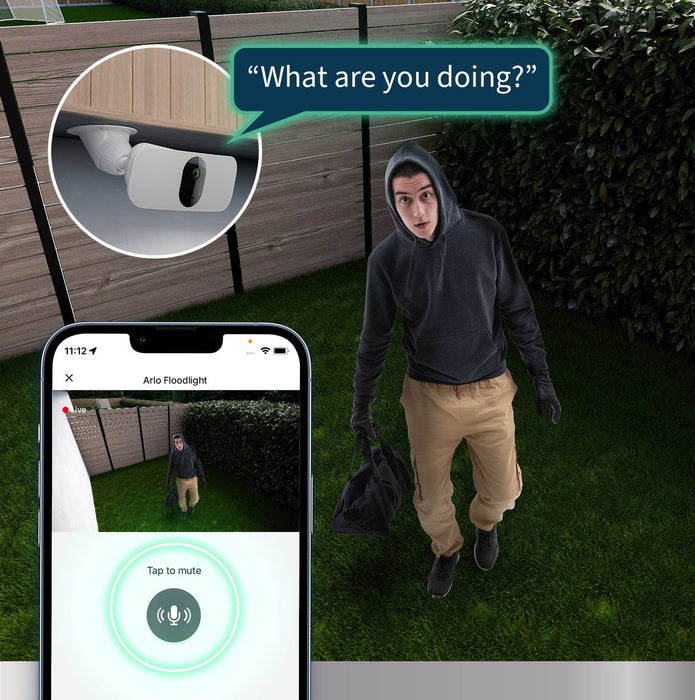 Arlo Floodlight 2K Camera | FB1001B-100EUS Security Cameras Arlo