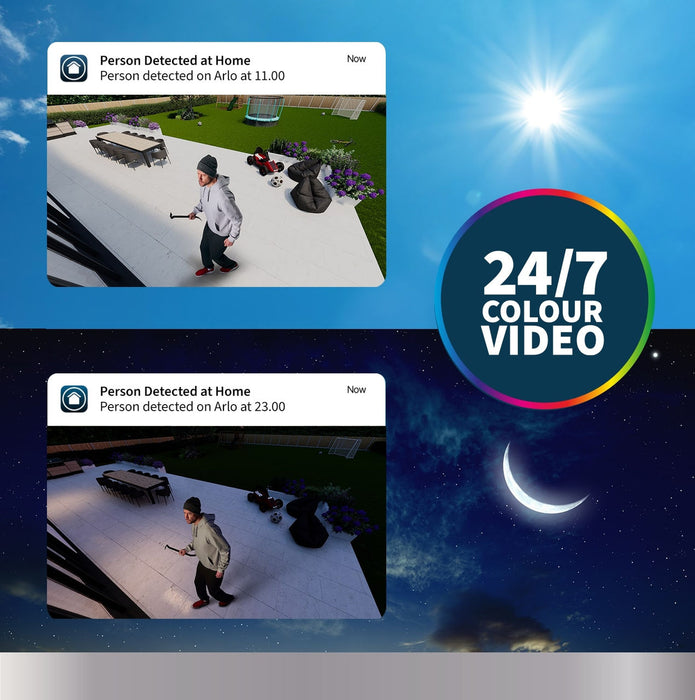 Arlo Floodlight 2K Camera | FB1001B-100EUS Security Cameras Arlo