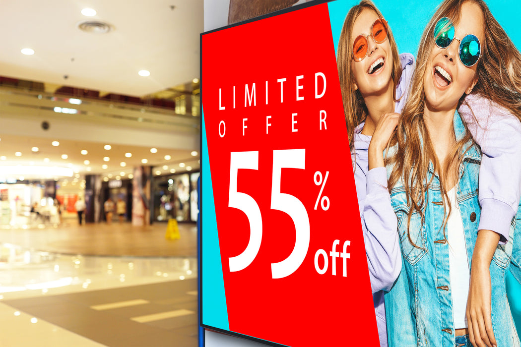 Panasonic TH-86CQE1W 86" 4K UHD Entry Professional Digital Signage Display Digital Signage Display Panasonic