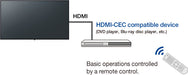 Panasonic TH-86CQE1W 86" 4K UHD Entry Professional Digital Signage Display Digital Signage Display Panasonic