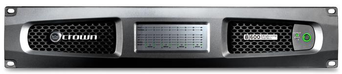 CROWN DCi 8|600 Eight-channel, 600W @ 4Ω Analog Power Amplifier, 70V/100V Audio Amplifier Crown