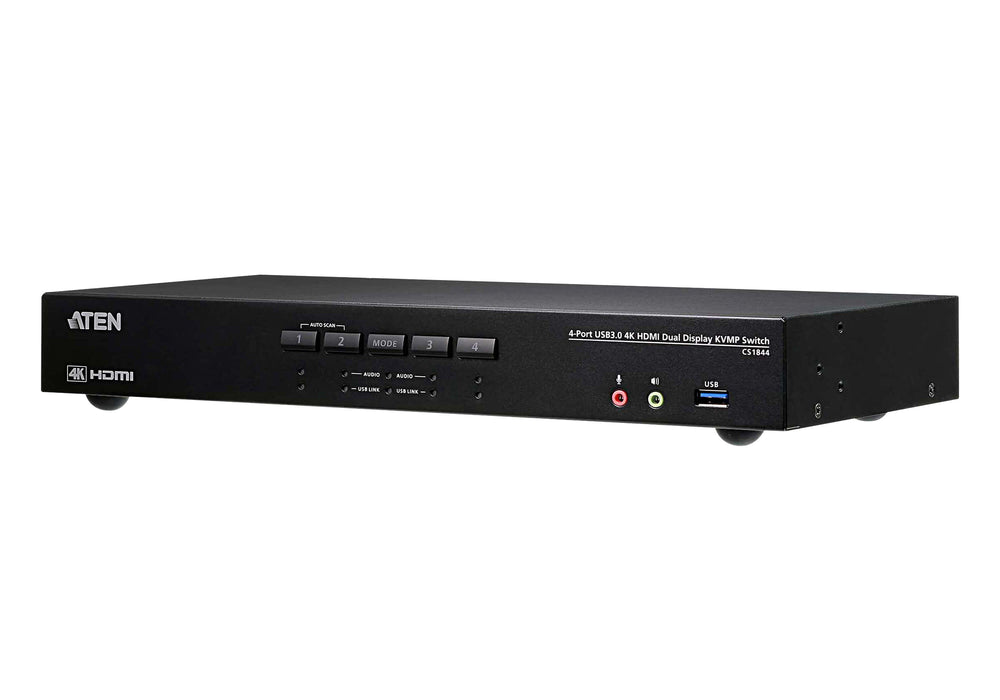 Aten CS1844-AT-E 4-Port USB 3.0 4K HDMI Dual Display KVMP™ Switch