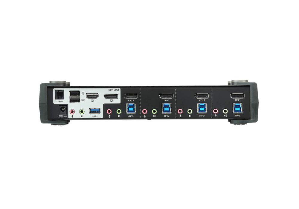 Aten CS1924M-AT-E 4-Port USB 3.0 4K DisplayPort MST KVMP™ Switch (Cables included)