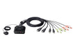 Aten CS22H-AT 2-Port USB 4K HDMI Cable KVM Switch with Remote Port Selector Aten KVM Switches Aten