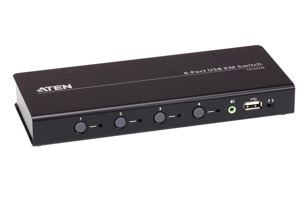 Aten 4-Port USB KM Switch - CS724KM-AT Aten KVM Switches Aten