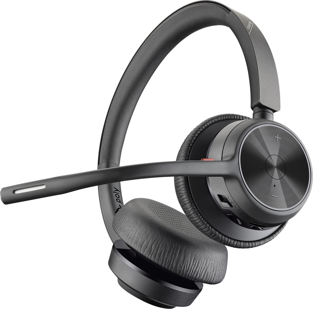 Poly Voyager 4310 UC Wired & Wireless Black Headset Headset Poly